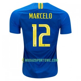 Koszulka Brazylia Marcelo 12 Mistrzostwa Świata 2018 Wyjazdowe Stroje Piłkarskie